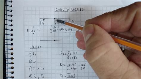 Ejemplo Resuelto De Circuito Paralelo Youtube