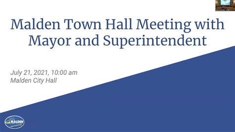 Town Hall Meeting With Superintendent Ligia Noriega Murphy And Mayor