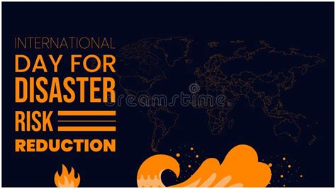 International Day For Disaster Risk Reduction October Stock