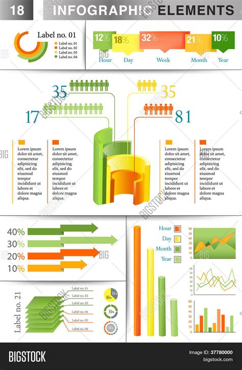 INFOGRAPHIC Template Vector & Photo (Free Trial) | Bigstock