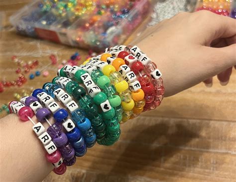 All The Bracelets Ive Made So Far To Give Out At Knocked Loose R