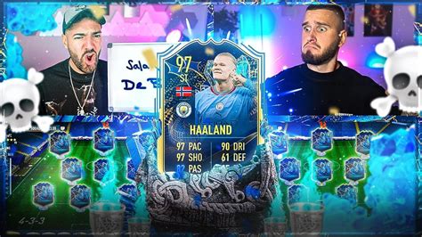 Fifa 23 Haaland Tots Squad Builder Battle 🔥🔥 Iamtabak Vs Wakez