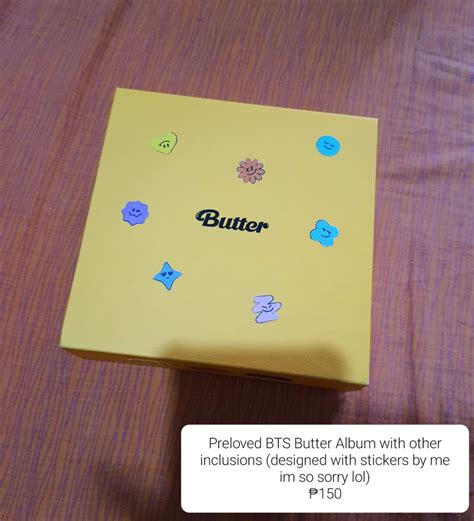 Unsealed Bts Butter Album Cream On Carousell