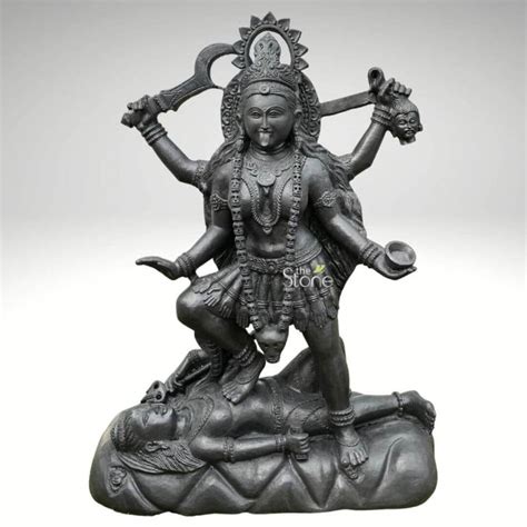 Kali Maa Stone Statue 3ft: Buy Best Maa Idol - The Stone Studio