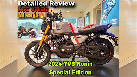 2024 New Model Tvs Ronin 225 Special Edition Full Detailed Review On