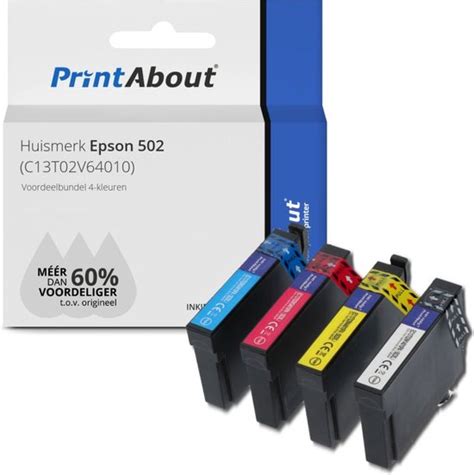 Printabout Huismerk Inktcartridge C T V Kleuren