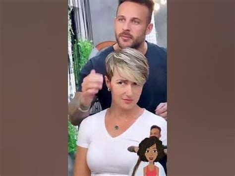 Watch Her Go From Long Boring Brown Hair To A Hot Blonde Pixie Short