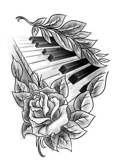 225+ Magical Piano Tattoo Designs and Ideas (2023) - TattoosBoyGirl ...