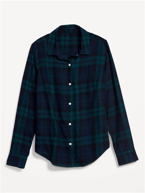 Blue Checkered Shirt Women