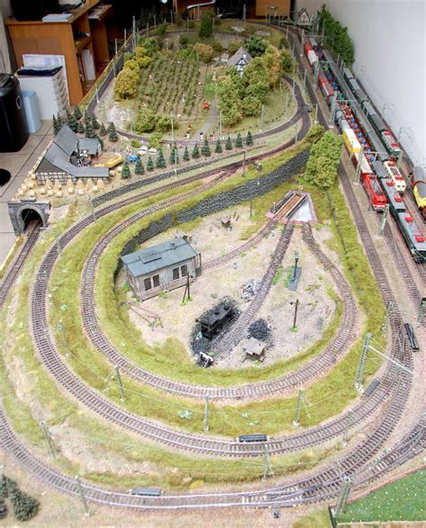 Marklin Model Train HO scale layout