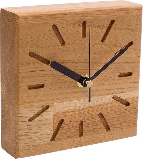 Amazon De Mex System Wanduhr Holz Eiche Ge Lt X Cm Kleine