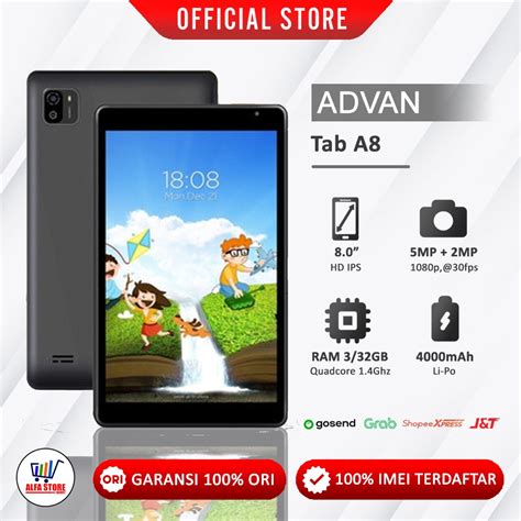 Jual Advan Tablet Advan Tab Belajar A Ram Gb Garansi Resmi