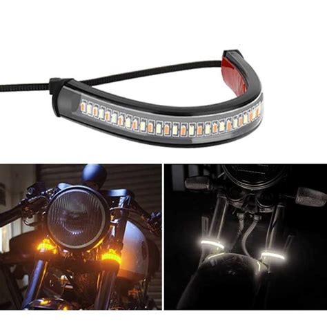 Wiat A Drl Flex Led Dzienne Dynamiczne Kierunki Motocykl