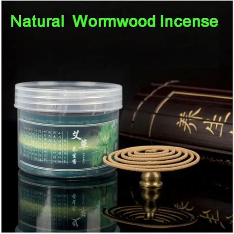 Coils Box Natural Asiatic Wormwood Incense Coil Incense Artemisia