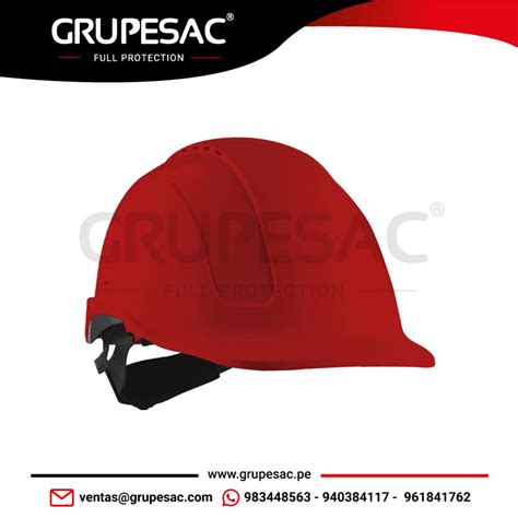 Casco MTA V Basic ABS Ventilado Rojo Steelpro GRUPESAC PERÚ