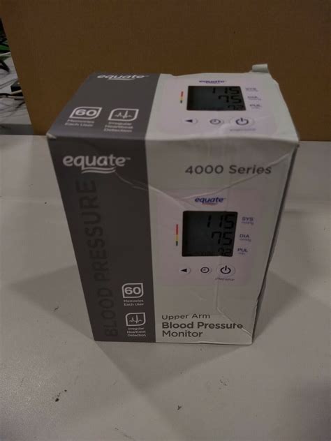 Equate Ua Wm Series Upper Arm Blood Pressure Monitor Ebay