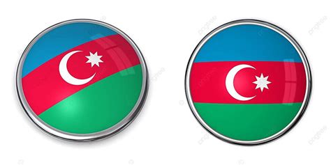 Banner Button Azerbaijan Caspian Sea Symbol Illustration Photo Background And Picture For Free