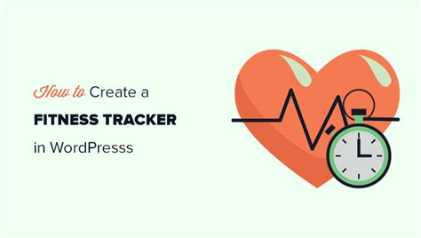 Comment créer un tracker de fitness dans WordPress avec des graphiques