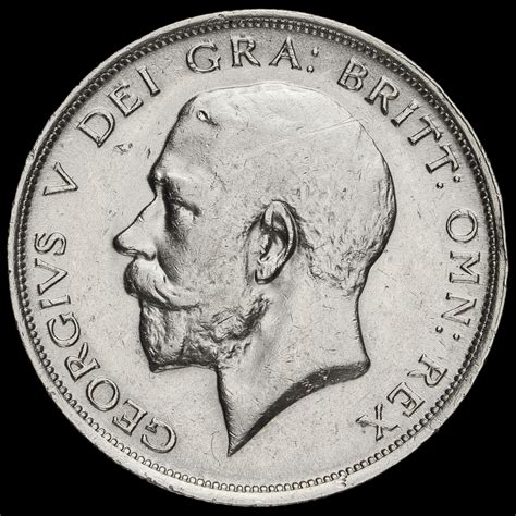 1914 George V Silver Half Crown Scarce VF GVF