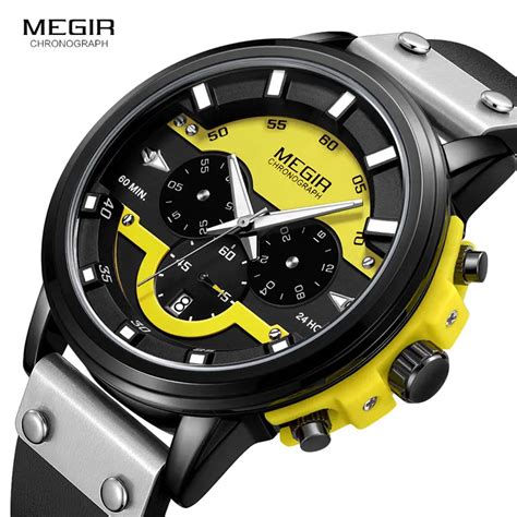 Men S Chronograph Yellow Yellow Man Hand Watch Yellow Men S Watches