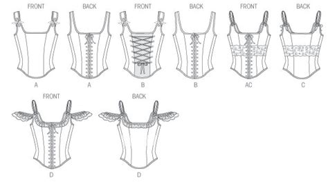 26 Butterick Corset Pattern Azuriblinera