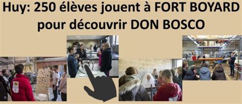 Huy 250 élèves jouent à FORT BOYARD pour découvrir Don Bosco Don