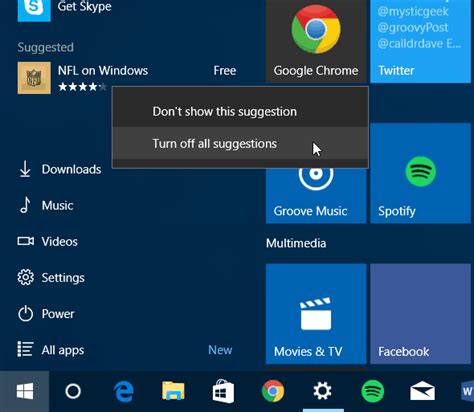 How To Turn Off Windows 10 Start Menu Suggested App Ads Solveyourtech