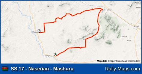 SS 17 Naserian Mashuru Stage Map East African Safari Classic