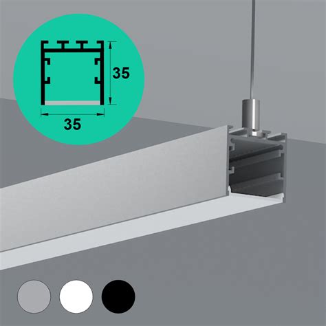 LED Profile Hanging 3535 3m Linear Lux