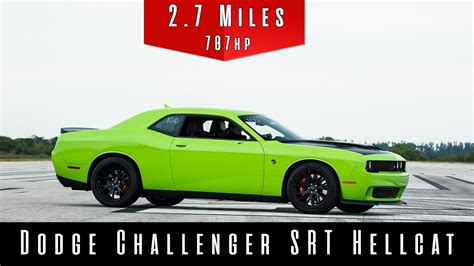 2015 Dodge Challenger Hellcat Top Speed Test Youtube