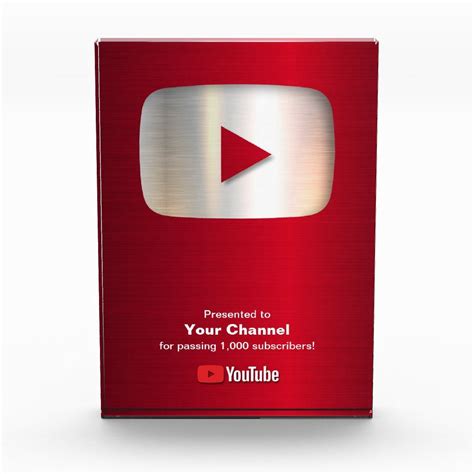 Youtube Bronze Play Button