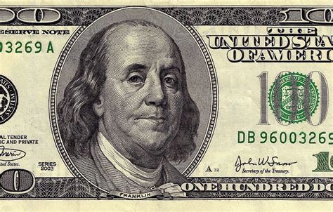 Green Money Dollars 100 Franklin Federal For Section макро Hd