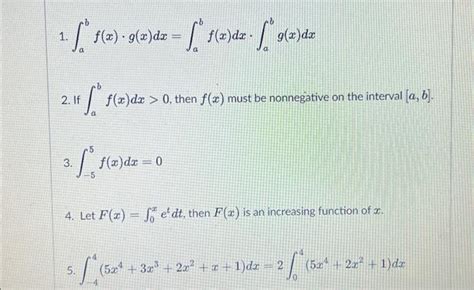 Solved Abf X G X Dx Abf X Dxabg X Dx If Abf X Dx Chegg