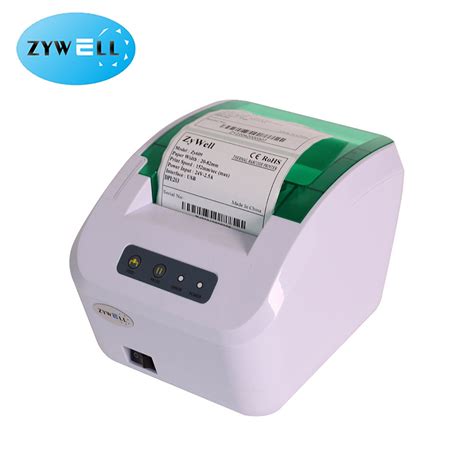 Imprimante Sticker Roll Paper Inch Sticker Printing Machine Zywell