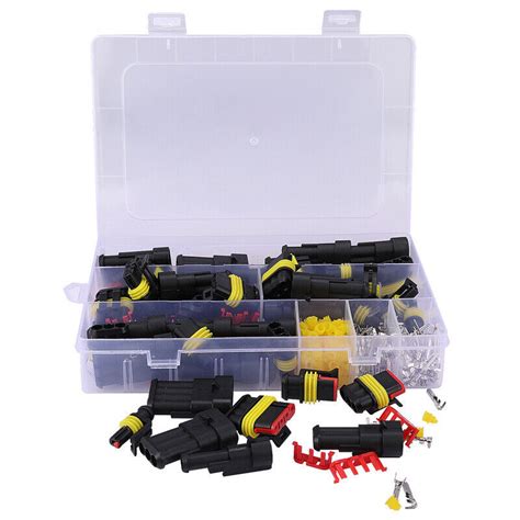 352pcs 1 4 Pin Car Automotive Waterproof Electrical Wire Connector Plug Kit Set Connectors