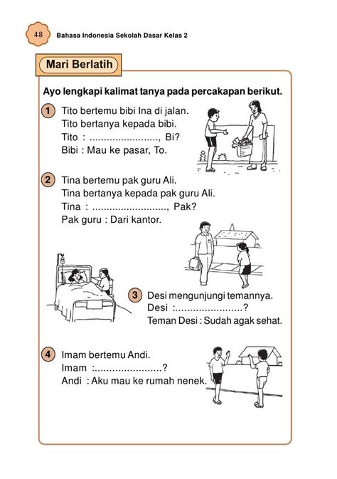 Worksheet Bahasa Indonesia Kelas 1 Sd Ruang Ilmu