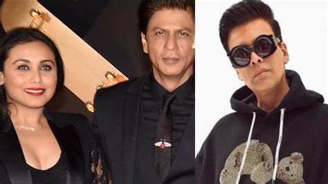 Star Studded Night Shah Rukh Khan Rani Mukerji And Others Meet Up At