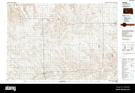 Philip south dakota map Cut Out Stock Images & Pictures - Alamy