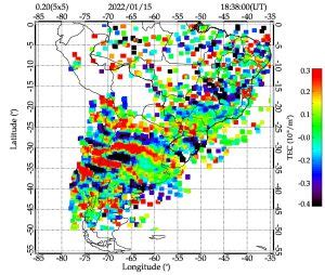 Embrace Detecta Atividade Oscilat Ria Na Ionosfera Sulamericana Devido