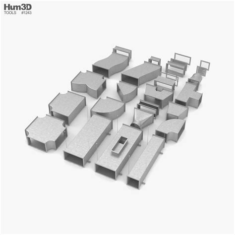 Ventilation Shaft 3D model - Architecture on Hum3D