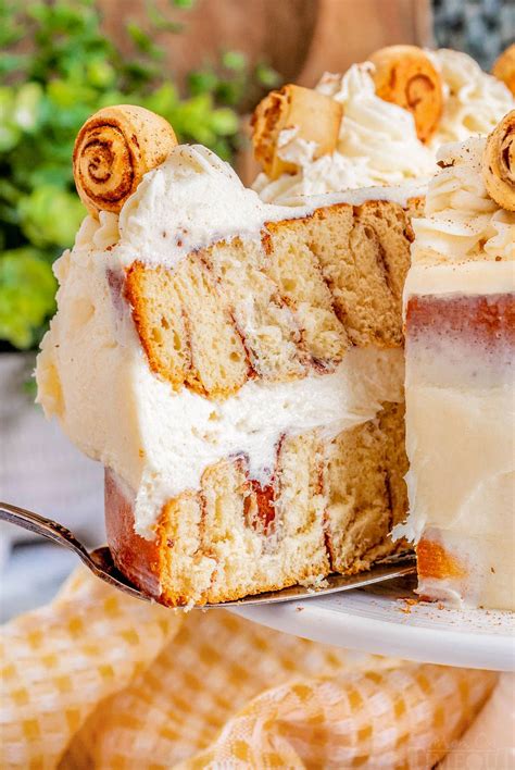 Cinnamon Roll Layer Cake Mom On Timeout