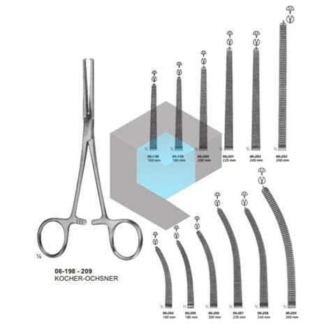 KOCHER OCHSNER Haemostatic Forceps Eco Surgical Co