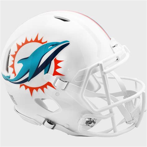 Buy NFL Miami Dolphins AUTHENTIC Speed Football Helmet – ProFootballStuff