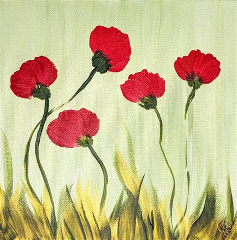 Red Poppies In Flanders Fields