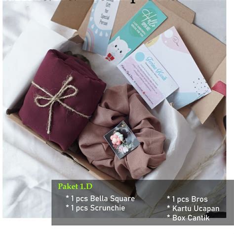 Jual Hampers Hijab Giftbox Graduation Birthday Kado Ulang Tahun