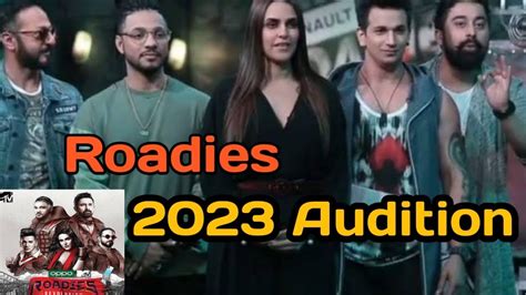 Mtv Roadies 2023 Auditions Roadies Auditions And Registration Youtube