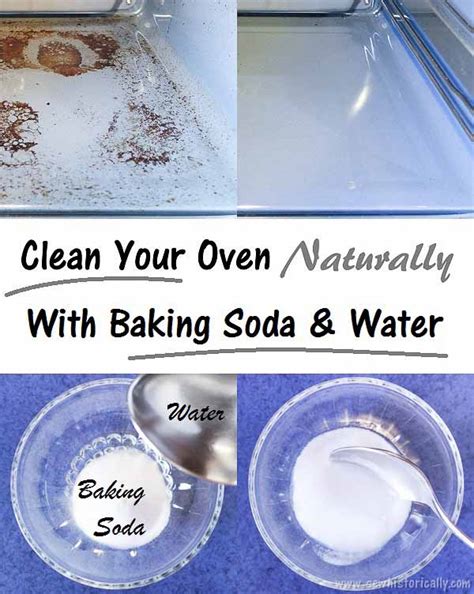 Clean Your Oven Naturally With Baking Soda & Water - Sew Historically