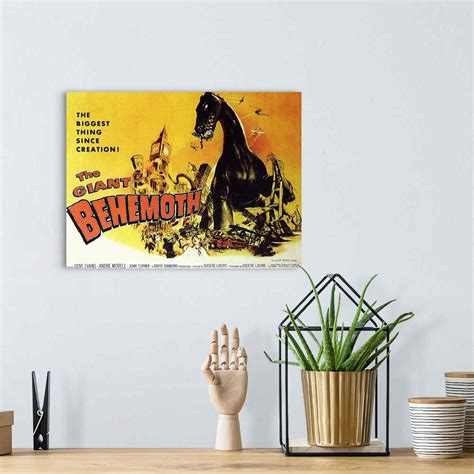 The Giant Behemoth - Vintage Movie Poster Wall Art, Canvas Prints ...