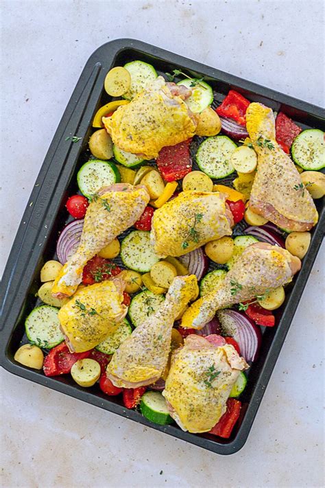 Very Easy Mediterranean Chicken Traybake Easy Peasy Foodie