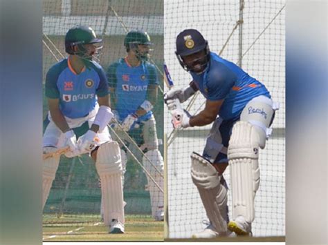 Rohit Sharma Virat Kohli Ravindra Jadeja Sweat It Out At Nets Ahead